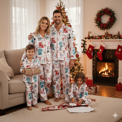 Festora™ White Christmas Pajamas Set