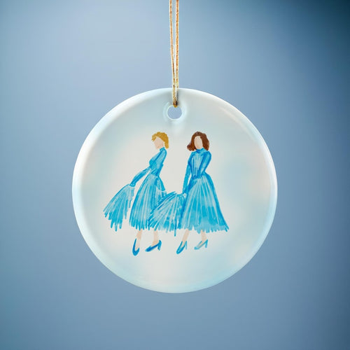 Festora™ White Christmas Sisters Ornament