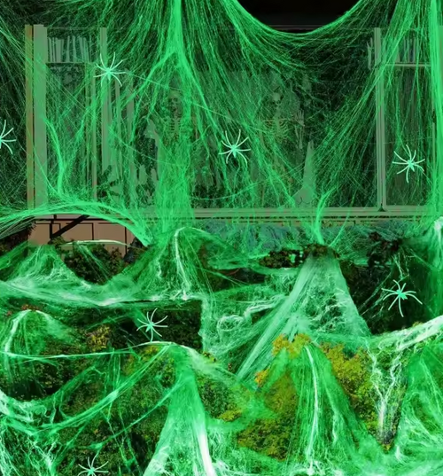 Festora™ Glow in The Dark Spider Web
